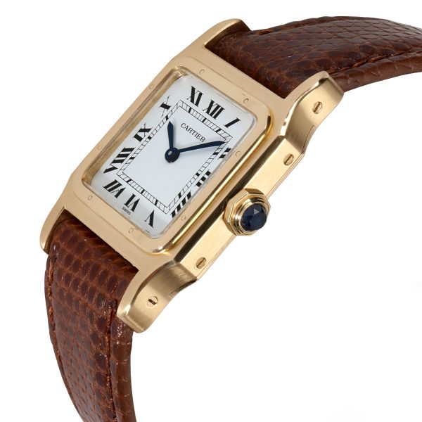 110606 lv Cartier Santos Dumont 78097 Womens Watch in 18kt Yellow Gold