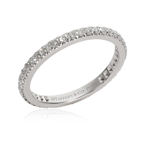 110745 pv Tiffany Co Soleste Diamond Eternity Band in Platinum 034 CTW