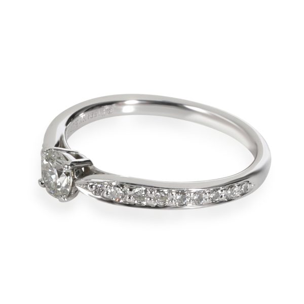 110749 bv Tiffany Co Harmony Diamond Engagement Ring in Platinum I VVS2 040 CT