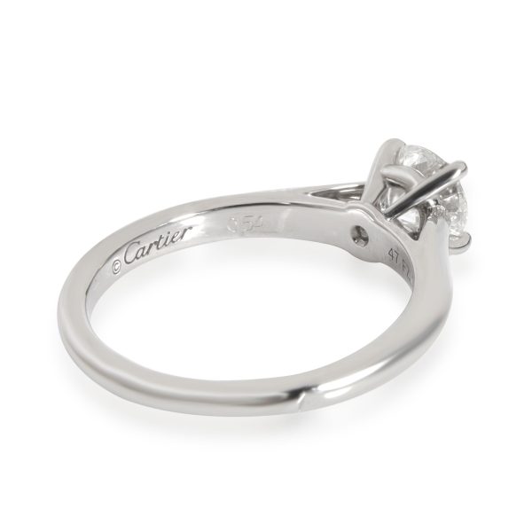 110786 bv Cartier Solitaire 1895 Diamond Engagement Ring in Platinum G VS1 054 CTW