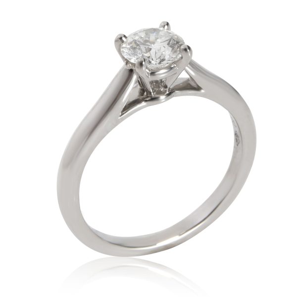 Platinum Solitaire Ring Cartier Solitaire 1895 Diamond Engagement Ring in Platinum G VS1 054 CTW