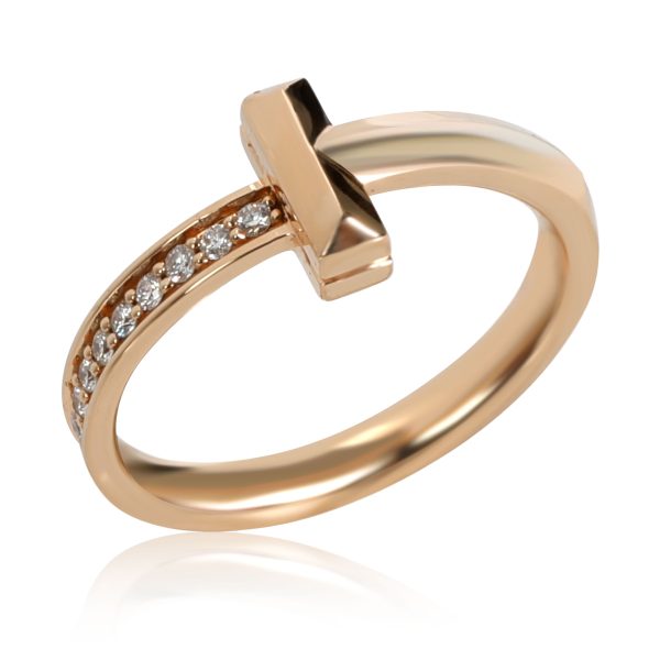 110954 pv Tiffany Co T1 Diamond Ring in 18K Rose Gold 008 CTW