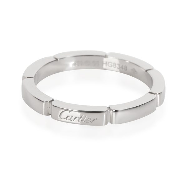 Rings Cartier Maillon Panthere Wedding Band in 18K White Gold