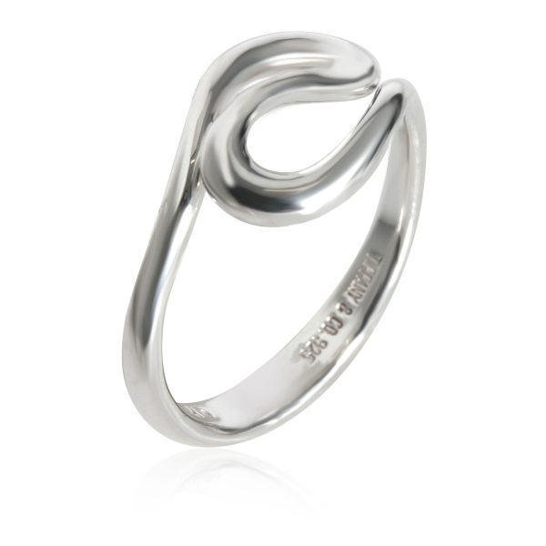 Silver Fashion Ring Tiffany Co Elsa Peretti Swirl Ring in Sterling Silver