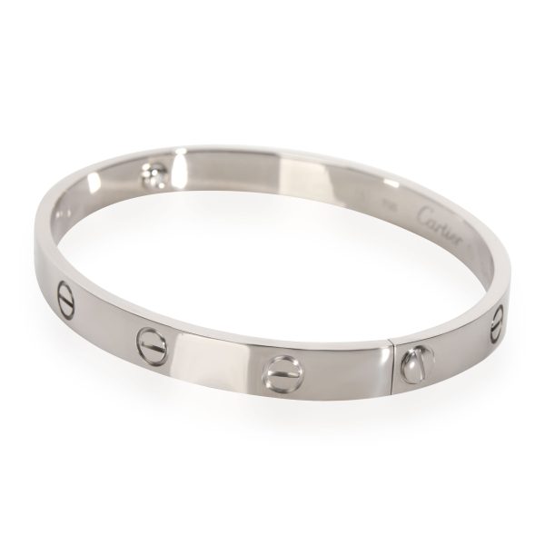 111197 sv 06a44f2e cf30 4a1f b3c6 3764e98445e7 Cartier Love Bracelet in 18K White Gold