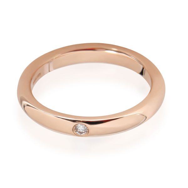 Tiffany Co Tiffany Co Elsa Peretti Diamond Band in 18K Rose Gold 002 CTW