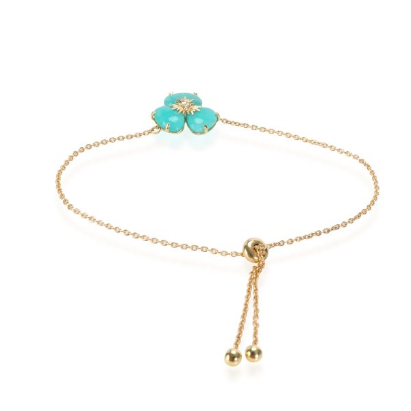 111251 bv d7808083 1e26 4bf5 9750 983d82da3d34 Amazonite Diamond Flower Bolo Bracelet in 18K Yellow Gold 002 CTW