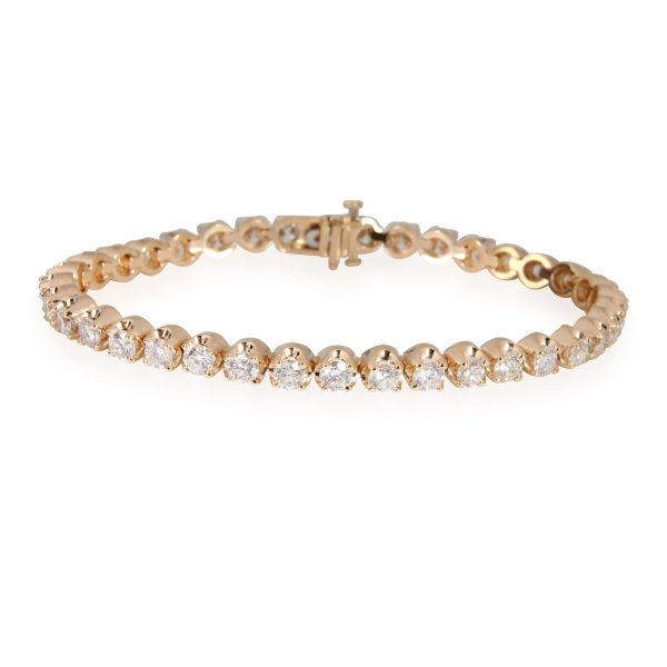 Diamond Tennis Bracelet in 14K Yellow Gold 630 CTW Diamond Tennis Bracelet in 14K Yellow Gold 630 CTW