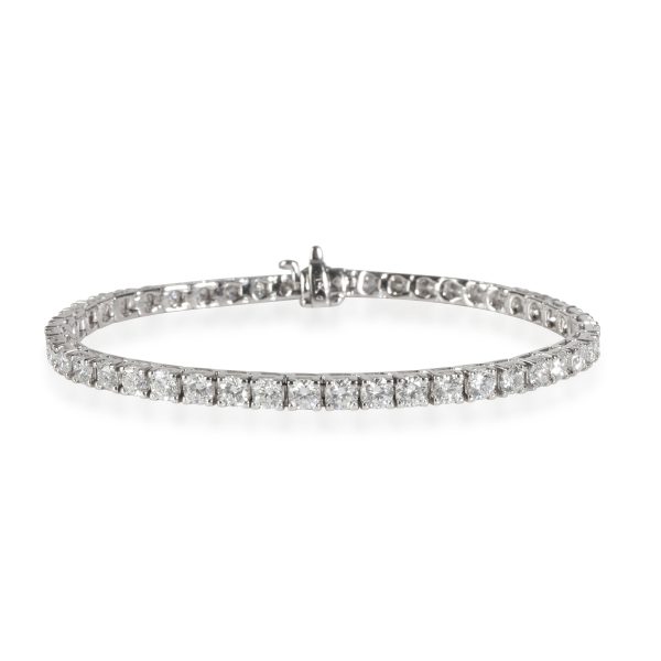 Four Prong Diamond Tennis Bracelet in 14K White Gold 700 CTW H VS1 Four Prong Diamond Tennis Bracelet in 14K White Gold 700 CTW H VS1