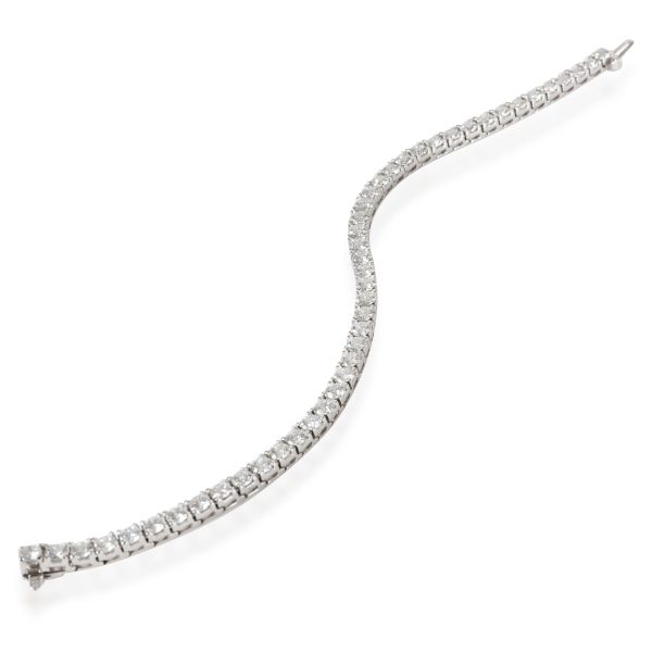 111338 pv Four Prong Diamond Tennis Bracelet in 14K White Gold 700 CTW H VS1