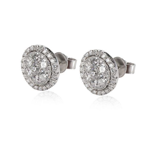 111340 sv 9b31f003 6576 4651 aef8 9ddd01dc2391 Halo Diamond Stud Earrings in 14K White Gold 150 CTW