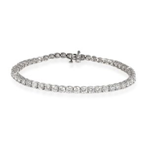 Four Prong Diamond Bracelet in 14K White Gold 600 CTW Prada Shoulder Bag Nero Black