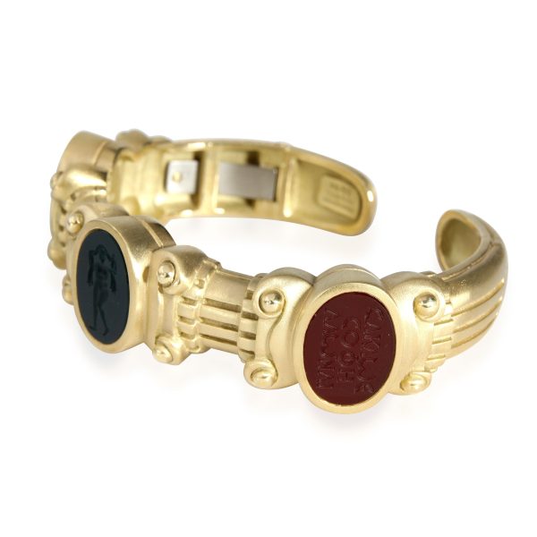 111470 sv eeb90119 aa3a 425a a050 2d993e4916cd Kieselstein Cord Intaglio 1985 Bangle in 18K Yellow Gold