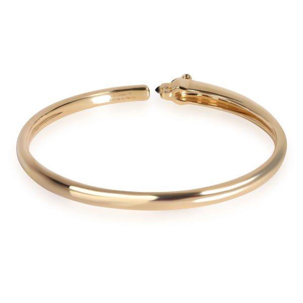 111529 bv Cartier Panthere Bangle in 18K Yellow Gold