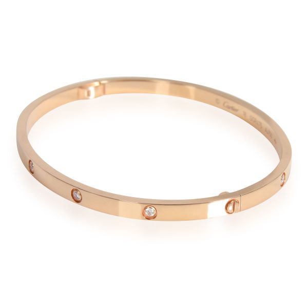 111534 sv 32712390 47ff 47eb 8c85 d2ec6caf8c2a Cartier Love Diamond Bracelet in 18K Rose Gold 021 CTW