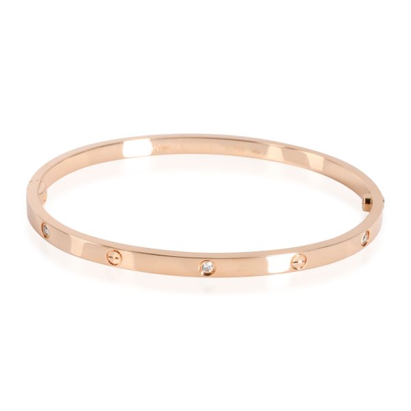 Cartier Love Diamond Bracelet in 18K Rose Gold 015 CTW Cartier Love Diamond Bracelet in 18K Rose Gold 015 CTW