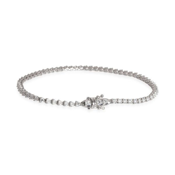 111538 bv 9c166224 fa3e 41ce afb7 f3f619b9c80b Three Prong Diamond Tennis Bracelet in 18K White Gold 191 CTW