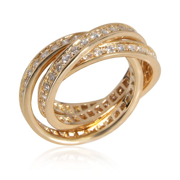 Cartier Cartier Trinity Diamond Ring in 18K Yellow Gold 15 CTW