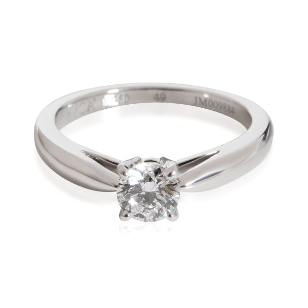 Van Cleef Arpels Diamond Engagement Ring in Platinum E F VVS2 04 CTW Van Cleef Arpels Diamond Engagement Ring in Platinum E F VVS2 04 CTW