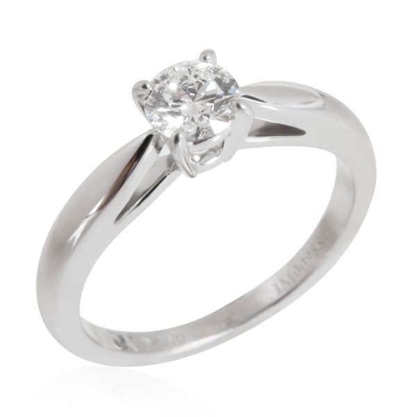 111582 pv 78096b81 df38 49e9 9288 e21332686c8d Van Cleef Arpels Diamond Engagement Ring in Platinum E F VVS2 04 CTW