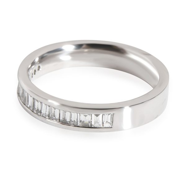 myGemma Channel Set Baguette Diamond Band in Platinum 085 CTW