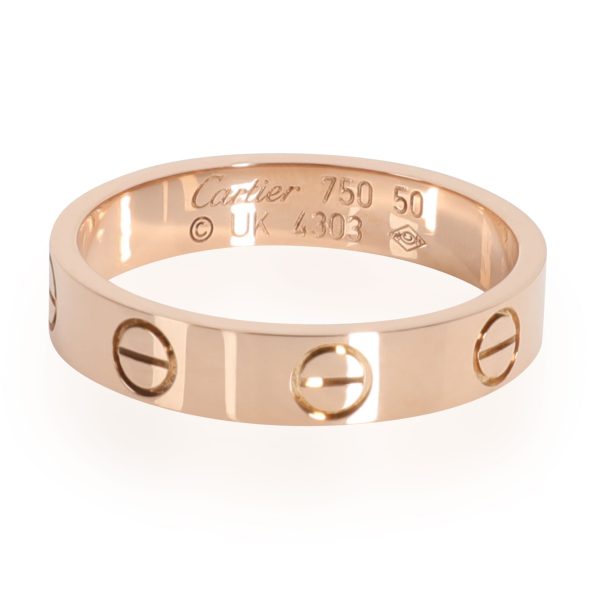 Rings Cartier Love Wedding Band in 18K Pink Gold