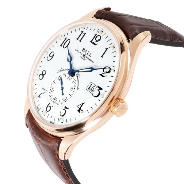 111672 lv 351a323c b46d 4790 af65 efe61c536871 Ball Trainmaster NM3888D PG LCJ WH Mens Watch in 18kt Rose Gold