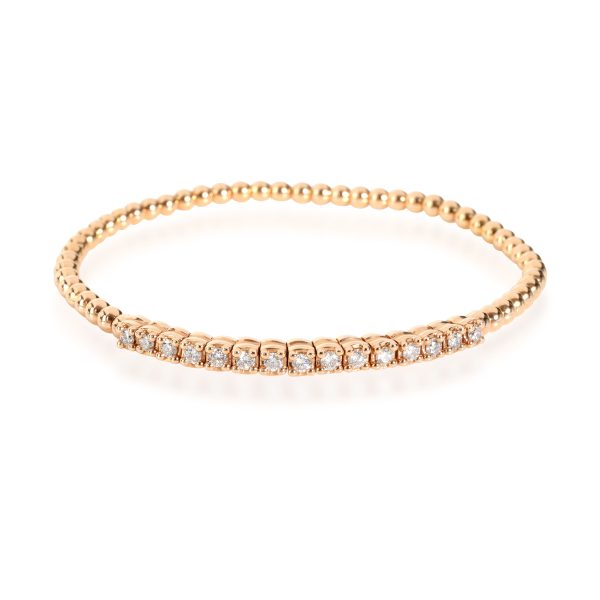 Diamond Bead Bracelet in 18K Rose Gold 064 CTW Diamond Bead Bracelet in 18K Rose Gold 064 CTW