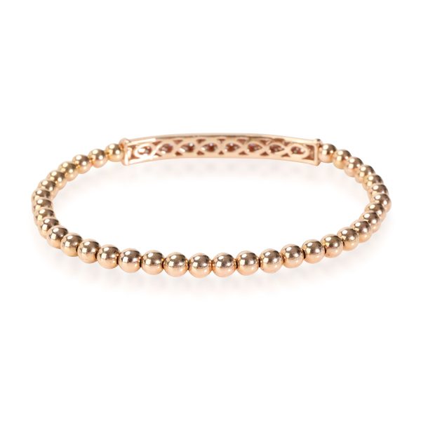 111698 bv 79a56b94 ded3 4a35 8eb4 c16b5f5e2287 Pave Diamond Stretchy Bead Bracelet in 14K Rose Gold 111 Ctw