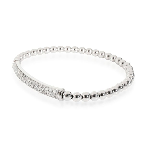 111707 sv ae47dece 34ea 4dd3 a94e 998d84c71487 Pave Stretchy Diamond Bead Bracelet in 14K White Gold 116 CTW