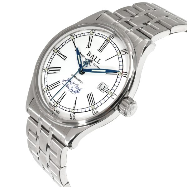 111736 lv Ball Trainmaster Endeavour James Cook NM3288D S2CJ WH Mens Watch in Stainless