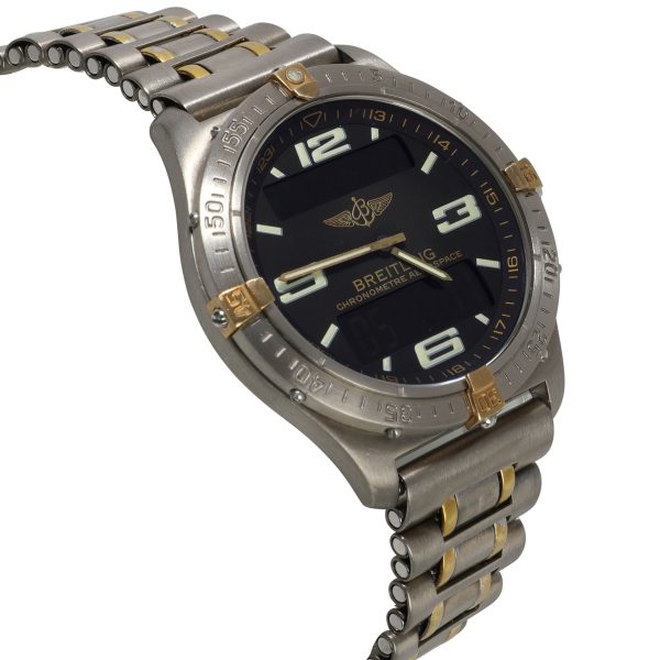 111762 rv 9dda22bb 9f04 4ed0 b480 7cd890117e50 Breitling Aerospace F753787 Mens Watch in TitaniumYellow Gold