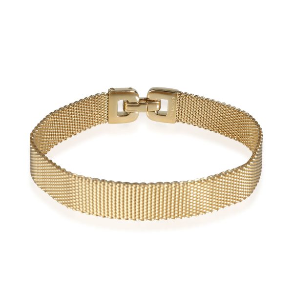 111782 bv 58b7f352 e265 4385 a926 60952a52c3b1 Tiffany Co Narrow Mesh Bracelet in 18K Yellow Gold