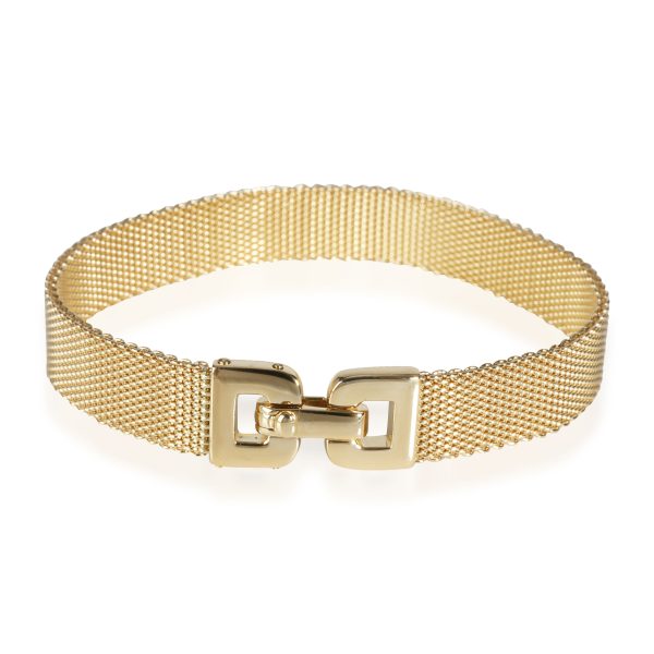 Tiffany Co Narrow Mesh Bracelet in 18K Yellow Gold Tiffany Co Narrow Mesh Bracelet in 18K Yellow Gold