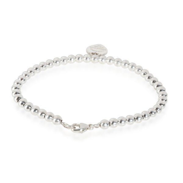 111796 bv Return to Tiffany Heart Charm Bead Bracelet in Sterling Silver