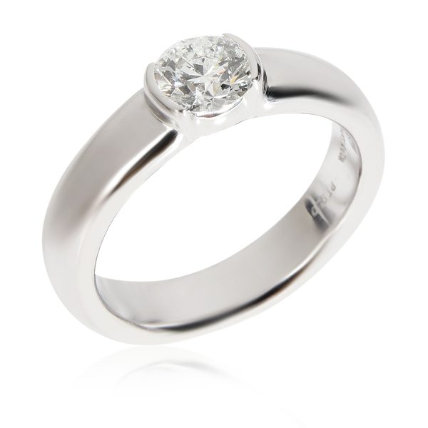 112092 pv Tiffany Co Etoile Diamond Engagement Ring in Platinum G VS1 058 Ct