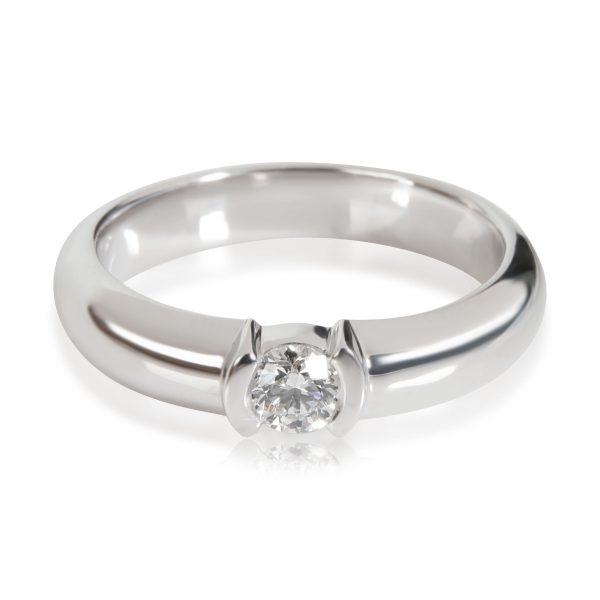 Tiffany Co Etoile Diamond Engagement Ring in Platinum G VS1 02 CTW Tiffany Co Etoile Diamond Engagement Ring in Platinum G VS1 02 CTW