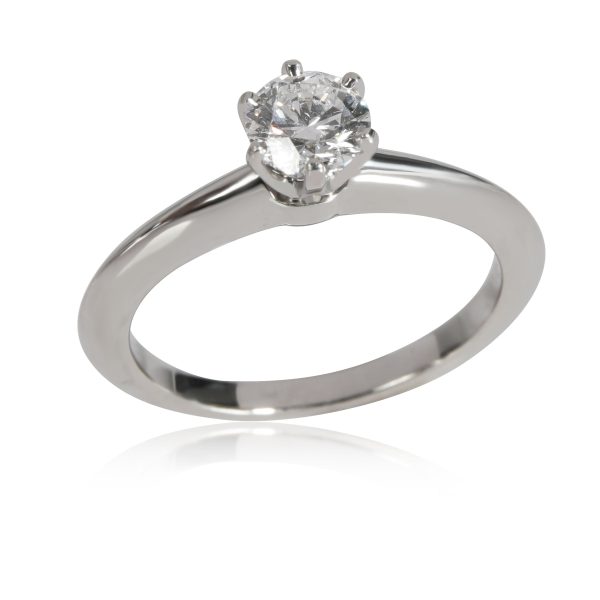 112100 av Tiffany Co Diamond Engagement Ring in Platinum G VS1 045 CTW