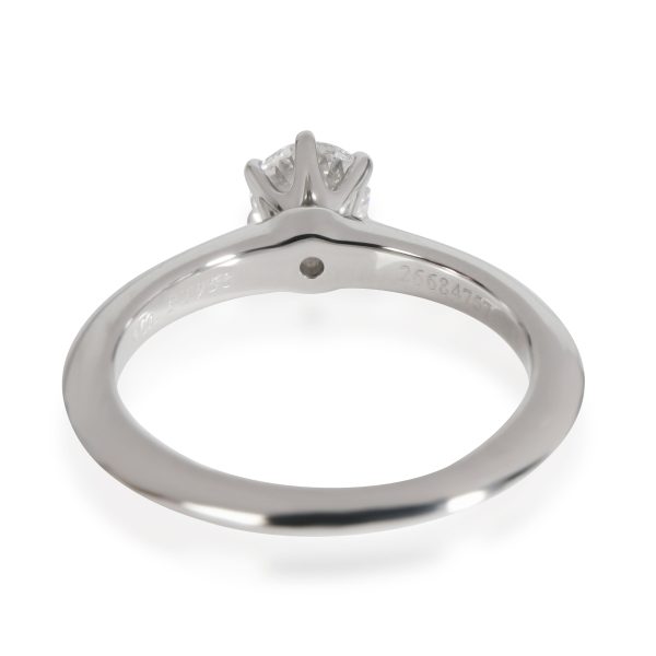 112100 bv Tiffany Co Diamond Engagement Ring in Platinum G VS1 045 CTW