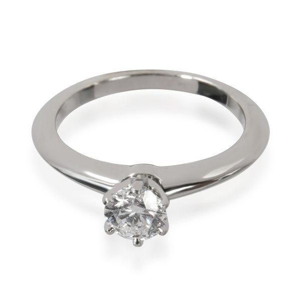 Tiffany Co Diamond Engagement Ring in Platinum G VS1 045 CTW Tiffany Co Diamond Engagement Ring in Platinum G VS1 045 CTW