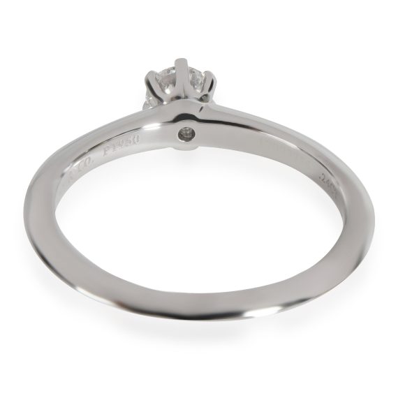 Tiffany Co Diamond Engagement Ring in Platinum G VS1 024 CTW Tiffany Co Diamond Engagement Ring in Platinum G VS1 024 CTW