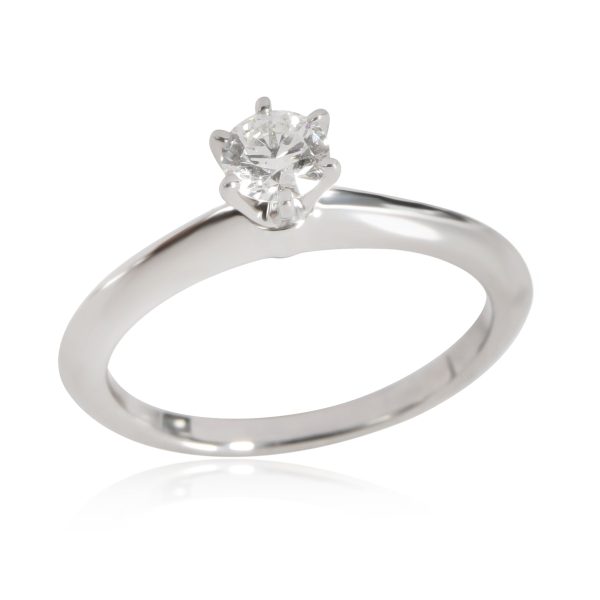 Tiffany Co Tiffany Co Diamond Solitaire Engagement Ring in Platinum I VS1 028 CTW