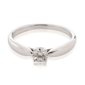 Tiffany Co Harmony Diamond Engagement Ring in Platinum H VS1 025 CTW Louis Vuitton City Steamer MM Magnolia 2way Shoulder Bag