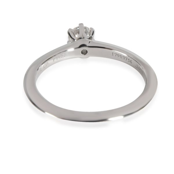 Tiffany Co Diamond Solitaire Engagement Ring in Platinum G VS1 021 CTW Tiffany Co Diamond Solitaire Engagement Ring in Platinum G VS1 021 CTW