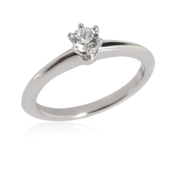 Tiffany Co Tiffany Co Diamond Solitaire Engagement Ring in Platinum G VS1 021 CTW