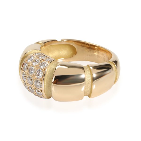 Ring Yellow Gold Mauboussin Nadja Diamond Ring in 18k Yellow Gold 064 CTW