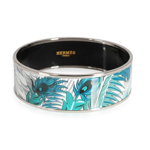 Hermès Mythique Phoenix Pierres Et Cactus Palladium Plated Enamel Bracelet Hermès Mythique Phoenix Pierres Et Cactus Palladium Plated Enamel Bracelet