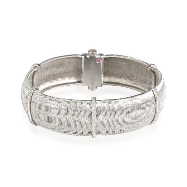 Roberto Coin Diamond Bracelet in 18K White Gold 020 CTW Roberto Coin Diamond Bracelet in 18K White Gold 020 CTW