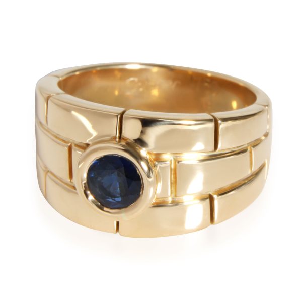 Rings Cartier Panthere Sapphire Ring in 18K Yellow Gold