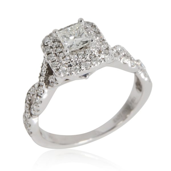 112266 pv Vera Wang Love Diamond Engagement Ring in 14K White Gold 100 CTW